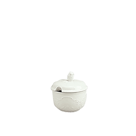 Schonwald Marquis Porcelain Sugar Bowl with Lid, 6.5 Ounce -- 12 per case.