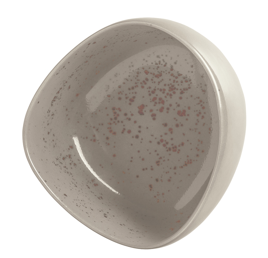 Schonwald Organic Unique Lite Gray Porcelain Bowl, 11 Ounce -- 6 per case.