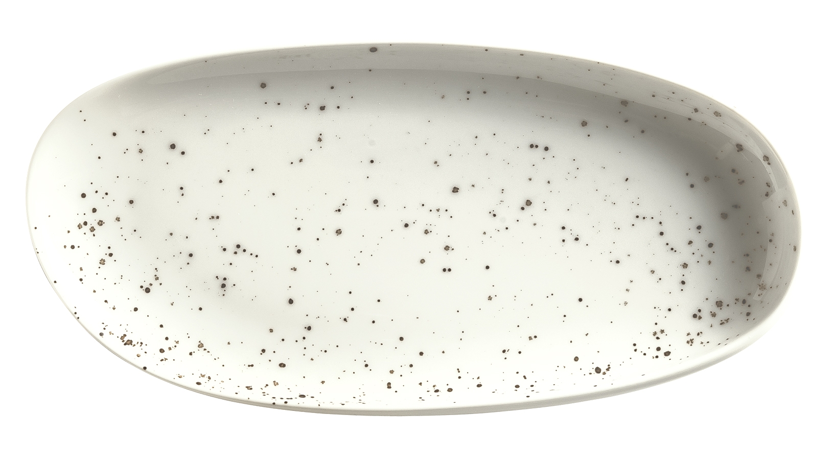Schonwald Organic Pottery Unique White Platter, 10.25 inch -- 6 per case.