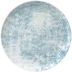 Schonwald Structure Blue Platter, 14 1/8 x 7 7/8 inch -- 6 per case.