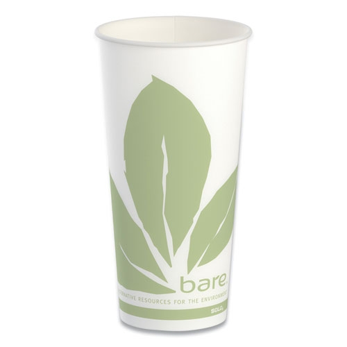 Solo Bare ProPlanet Seal Eco Forward Paper Cold Cup, 22 Ounce -- 1000 per case