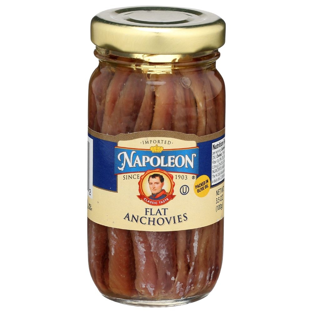 Napoleon Flat Anchovies, 3.5 Ounce -- 12 per case