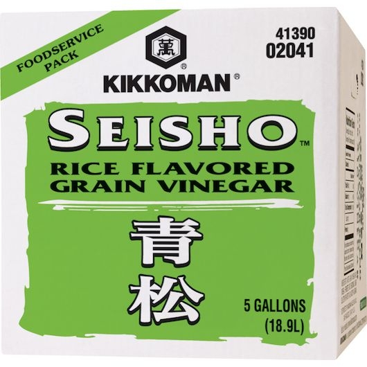Kikkoman Seisho Rice Flavored Grain Vinegar, 5 Gallon.