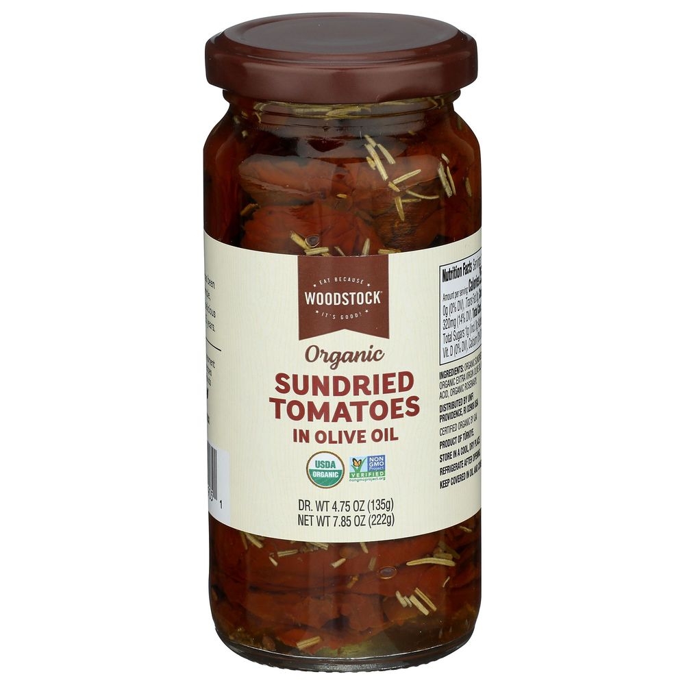 Woodstock Organic Sundried Tomatoes in Olive Oil, 7.85 Ounce -- 12 per case