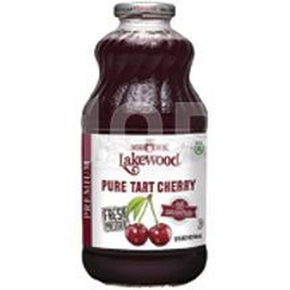 Lakewood Organic Pure Tart Cherry Juice, 32 Fluid Ounce -- 6 per case