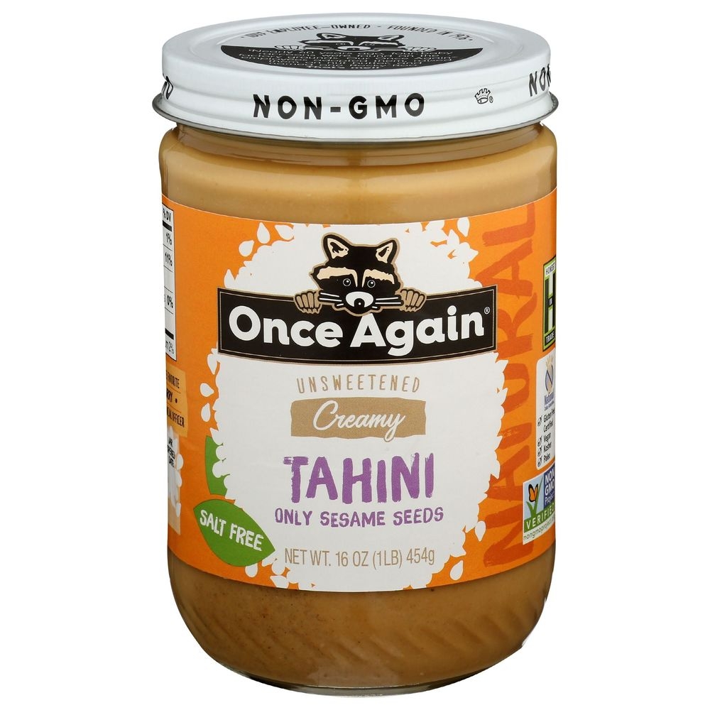 Once Again Natural Creamy Sesame Tahini, 16 Ounce -- 6 per case