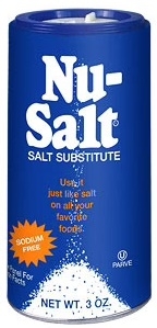 Nu Salt Sodium Free Salt Substitute, 3 Ounce