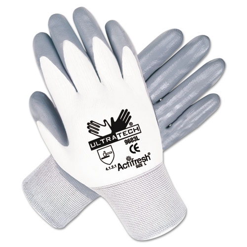 MCR Safety Ultra Tech Medium Nitrile-Coated Gloves -- 12 per case