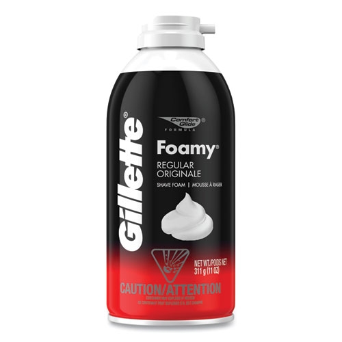Gillette Original Scent Foamy Shave Cream, 11 Ounce Aerosol Spray -- 12 per case
