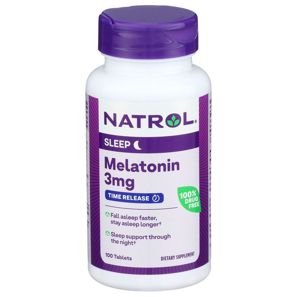 Natrol Melatonin 3mg Time Release Sleep Tablets, 100 count