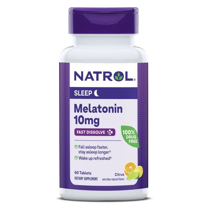 Natrol Melatonin Fast Dissolve Citrus Tablets, 60 count