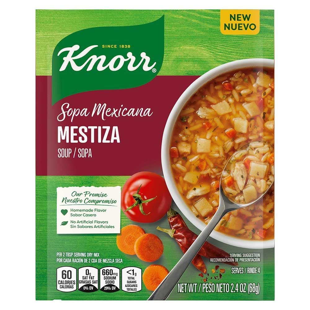 Knorr Sopa Mexicana Mestiza Soup Mix, 2.4 Ounce -- 12 per case