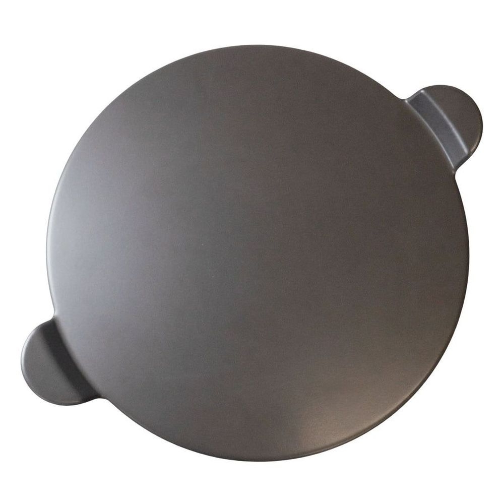 Old Stone Pizza Kitchen Grey Glazed Pizza Stone with Handle, 13 inch