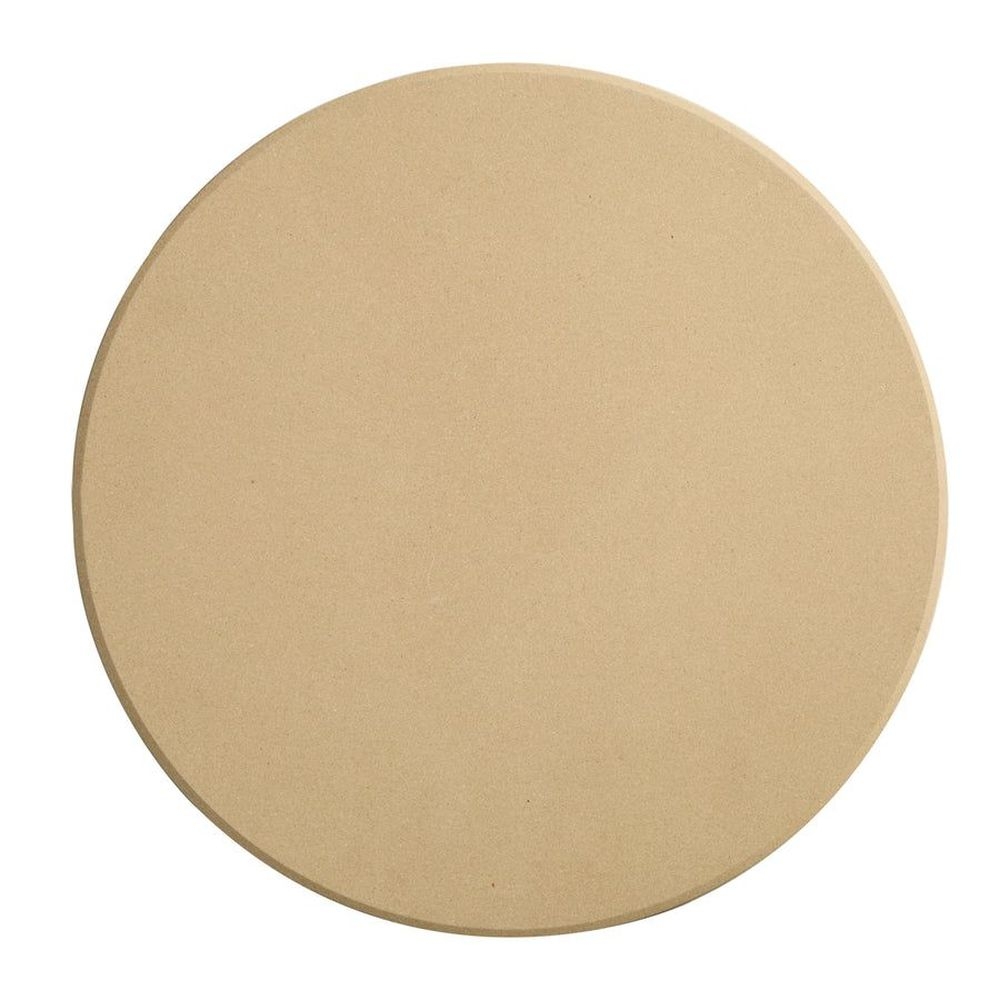 Old Stone Pizza Kitchen Beige Glazed Round Pizza Stone, 14 inch