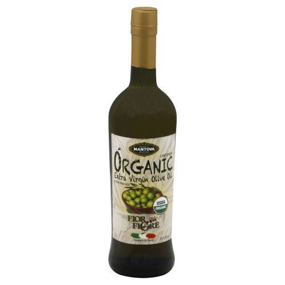 Mantova Organic Extra Virgin Olive Oil, 25.5 Fluid Ounce -- 6 per case