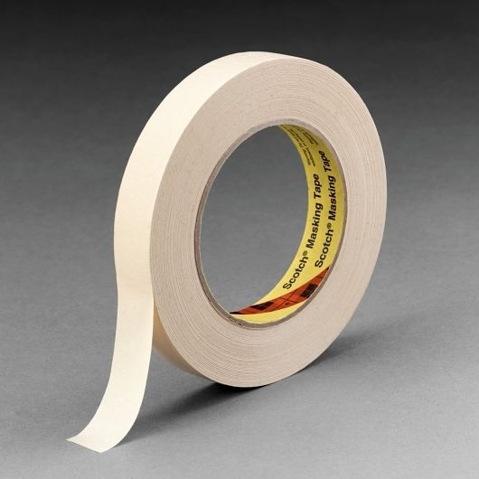 3M High Performance Tan Masking Tape, 3 x 60 Yard -- 12 per case