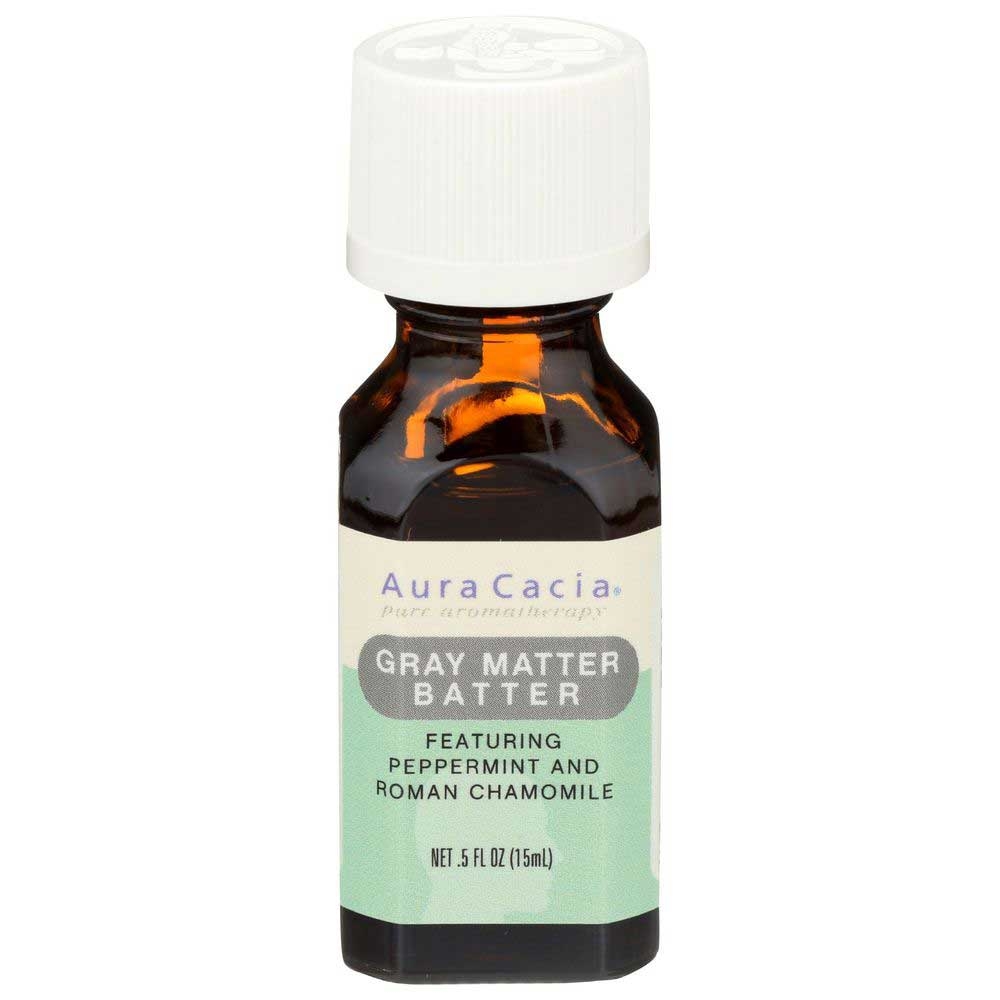 Aura Cacia Gray Matter Batter Essential Solutions, 0.5 Fluid Ounce