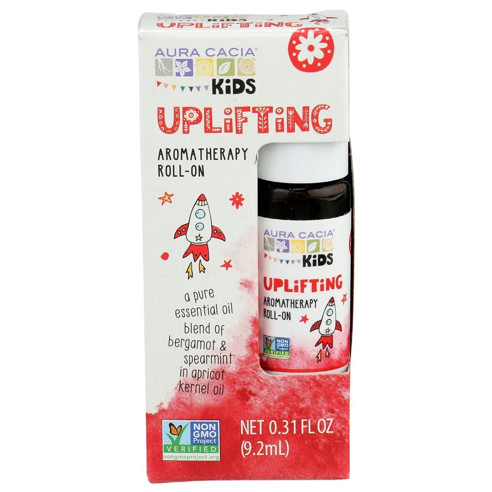 Aura Cacia Kids Uplifting Aromatherapy Roll-On, 0.31 Fluid Ounce
