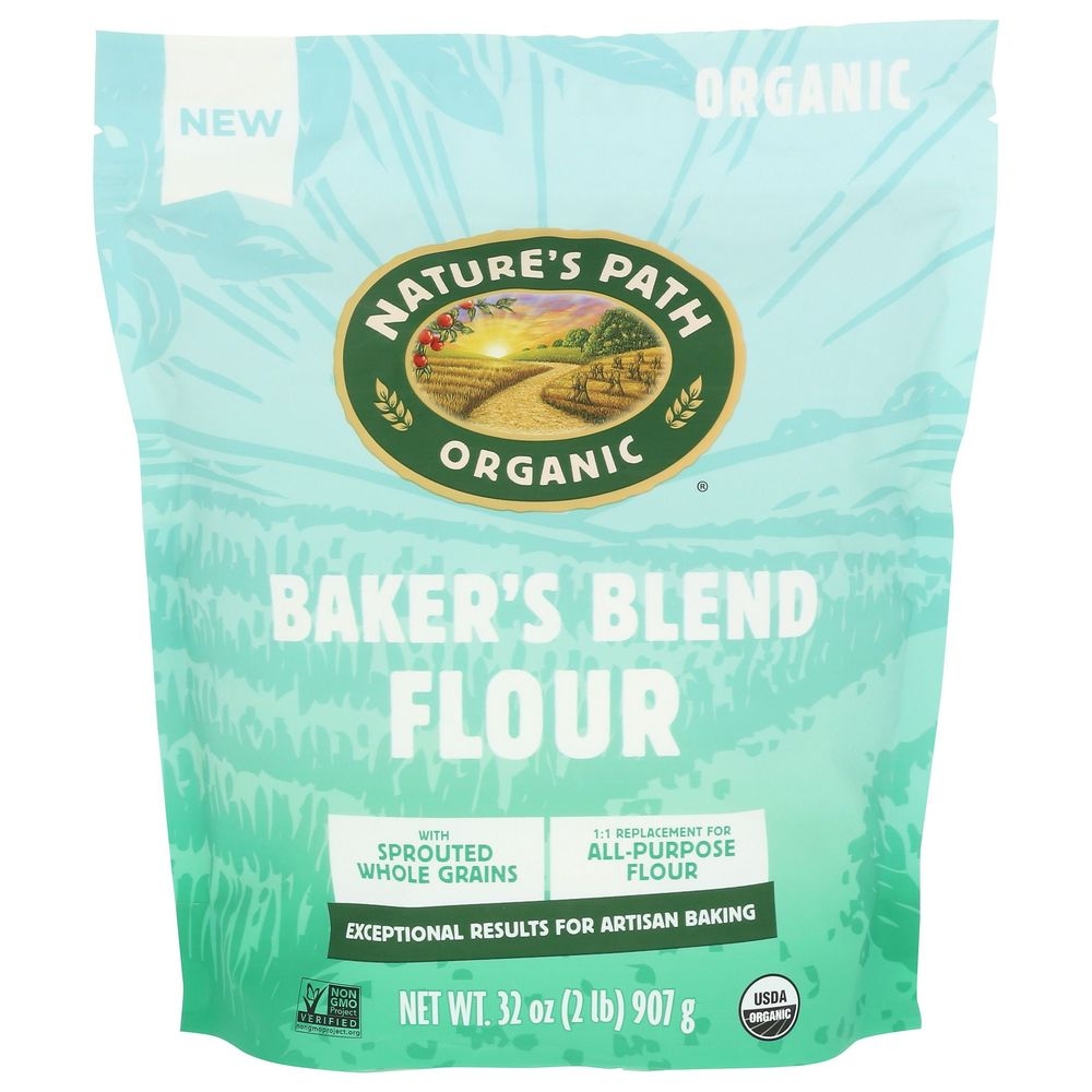 Natures Path Organic Bakers Blend Flour, 32 Ounce -- 4 per case