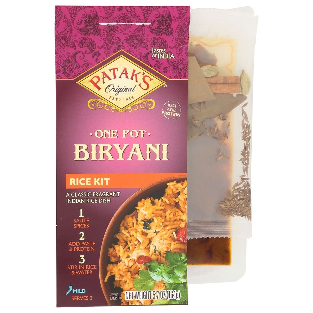 Pataks Biryani Rice Kit, 5.7 Ounce -- 4 per case