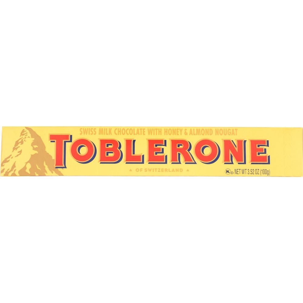 Toblerone Swiss Milk Chocolate Bar, 3.52 Ounce -- 20 per case
