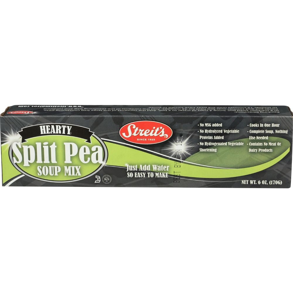 Streits Split Pea Soup Mix, 6 Ounce -- 12 per case
