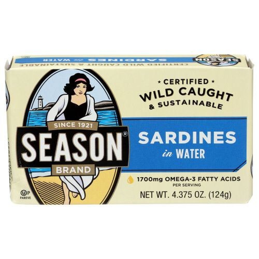 Season Sardine in Water, 4.375 Ounce -- 12 per case