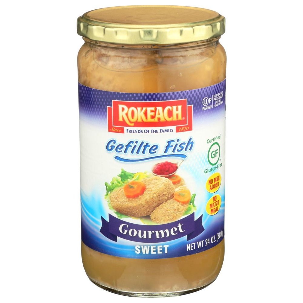Rokeach Premium Gefilte Fish, 24 Ounce -- 12 per case
