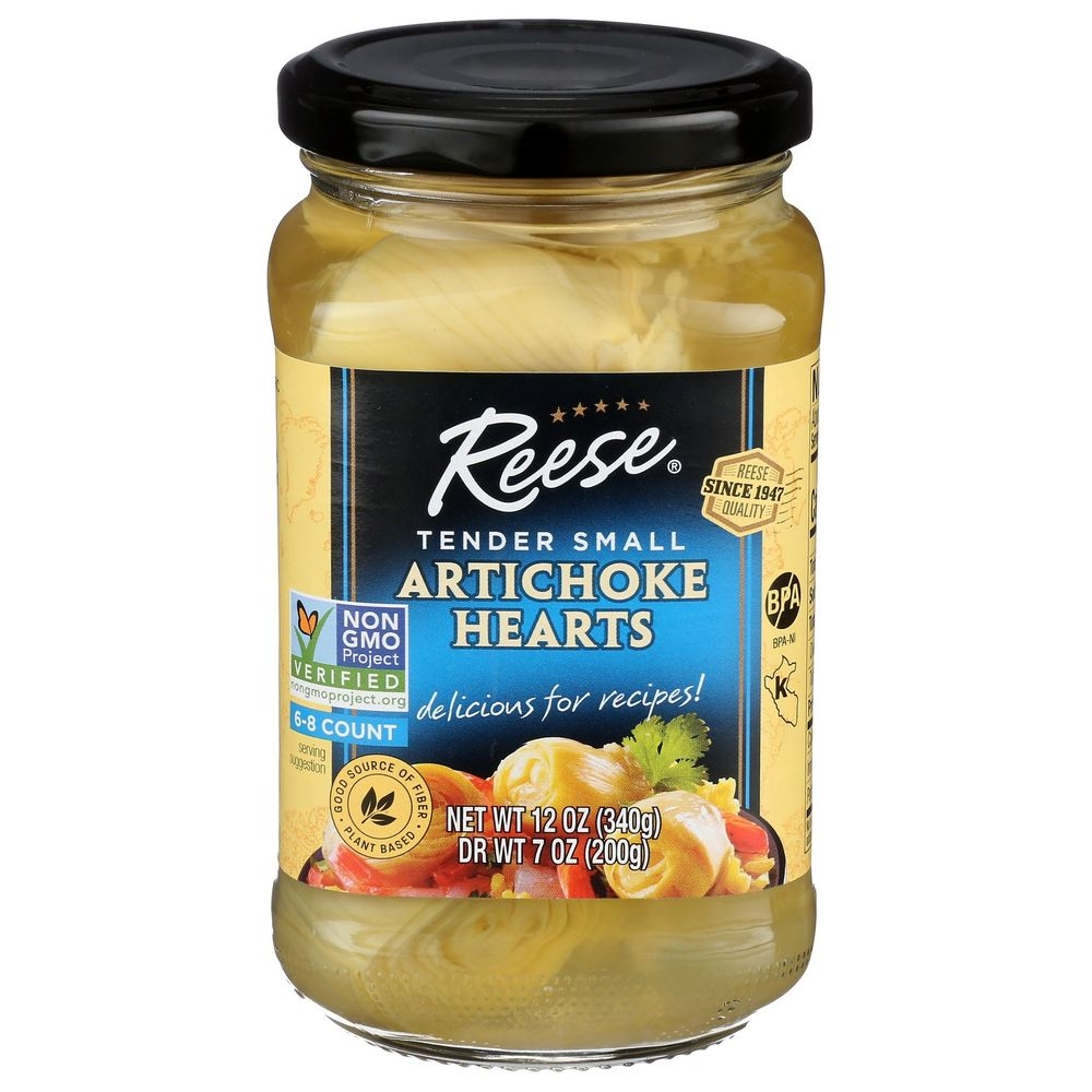 Reese Small Artichokes in Glass, 12 Ounce -- 12 per case