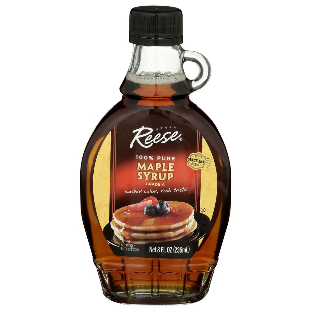 Reese Pure Maple Syrup, 8 Ounce -- 12 per case