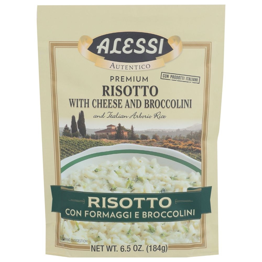 Alessi Risotto With Cheese And Broccolini, 6.5 Ounce -- 6 Per Case