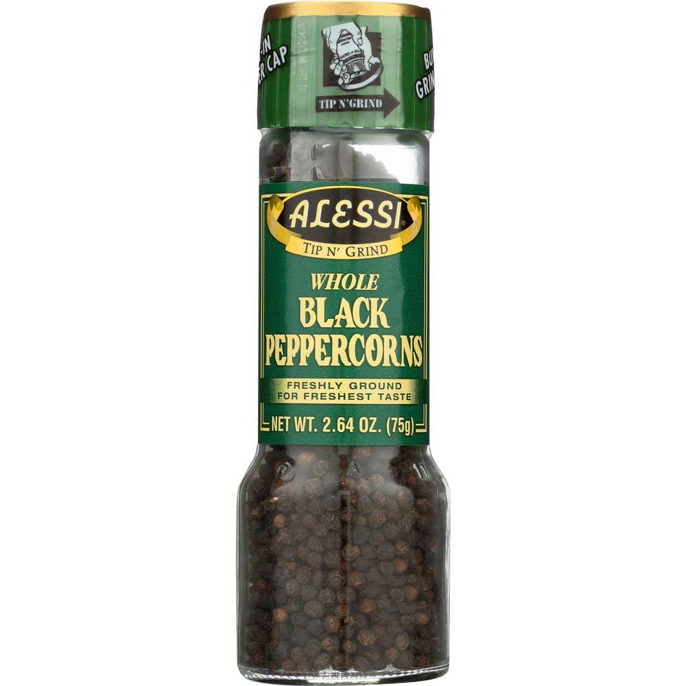 Alessi Large Black Peppercorn Grinder, 2.64 Ounce -- 6 per case.