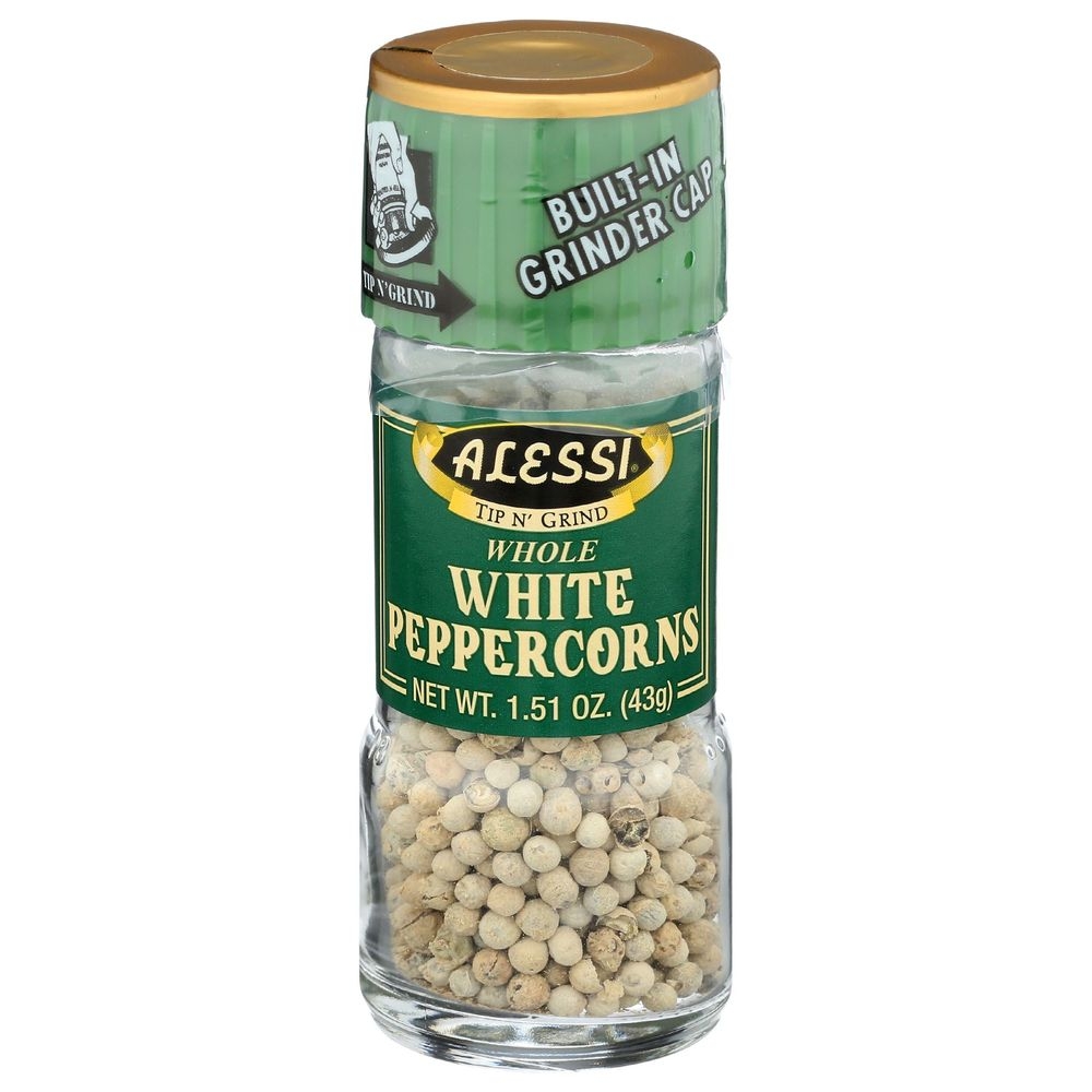 Alessi Whole White Peppercorn with Grinder Cap, 1.51 Ounce -- 6 per case