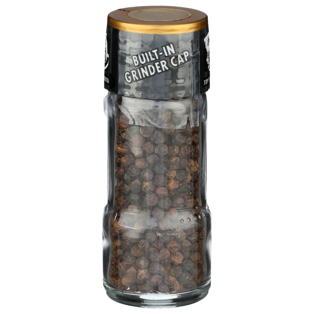 Alessi No Label Black Pepper with Grinder Cap, 1.34 Ounce -- 36 per case