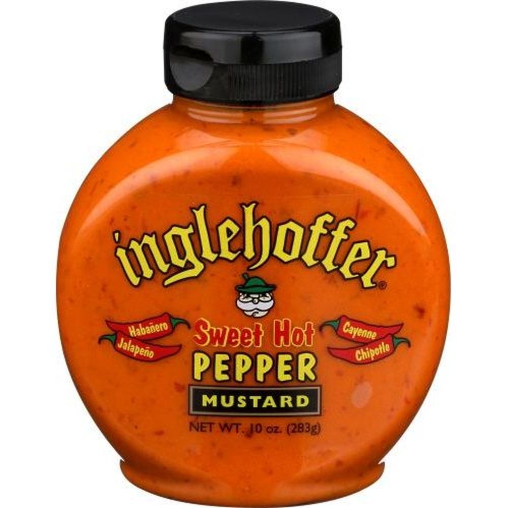 Inglehoffer Sweet Hot Pepper Mustard, 10 Ounce -- 6 per case