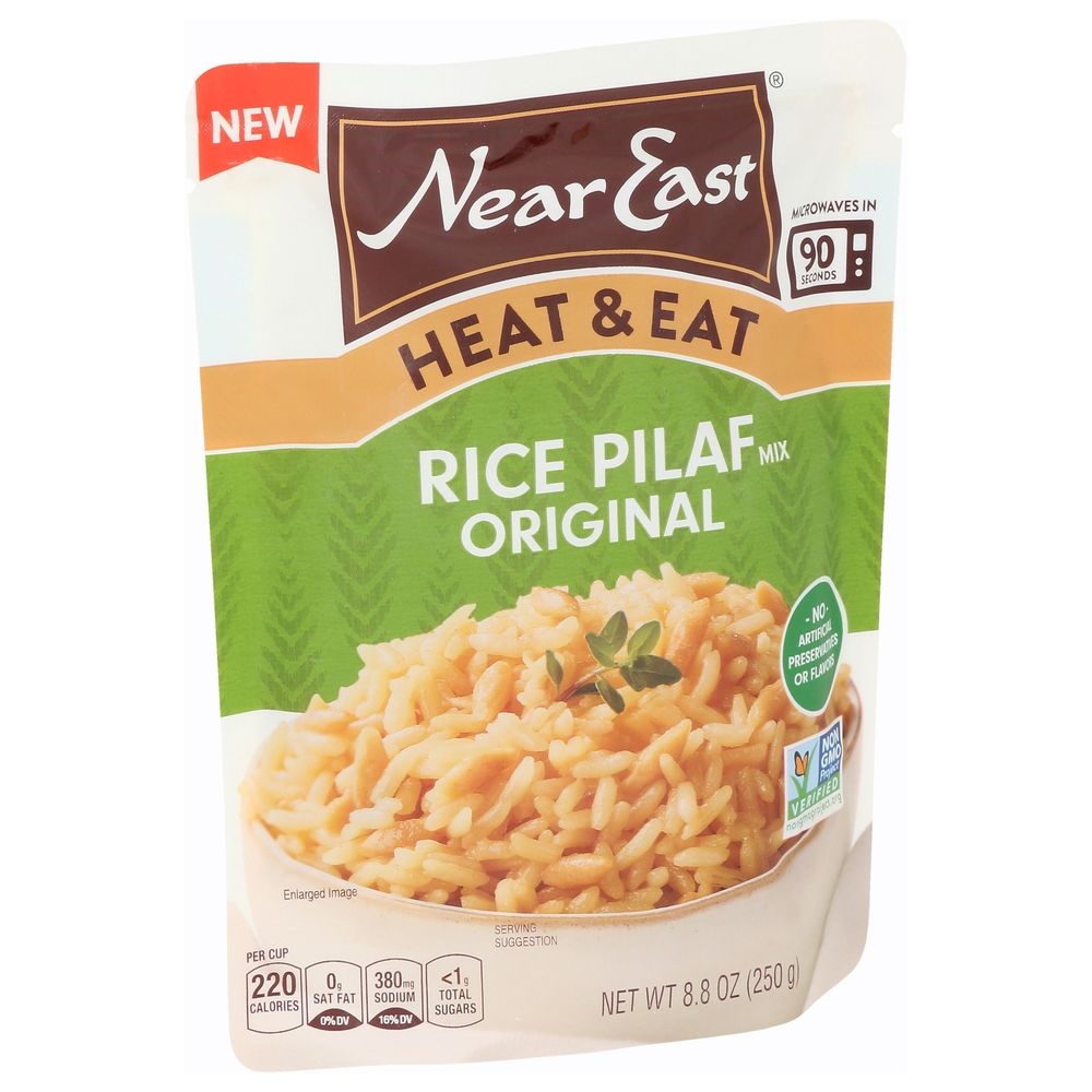 Near East Heat and Eat Rice Pilaf, 8.8 Ounce -- 8 per case
