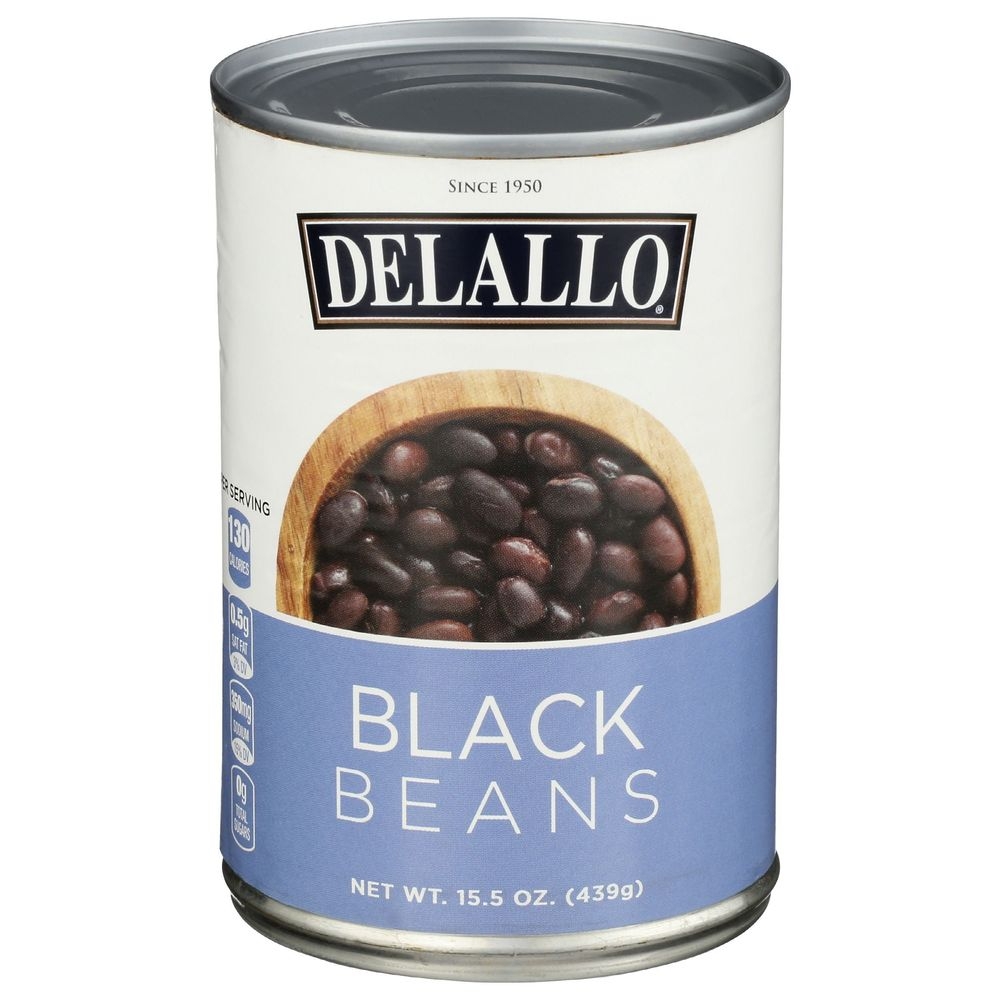 Delallo Black Bean, 15.5 Ounce -- 12 per case
