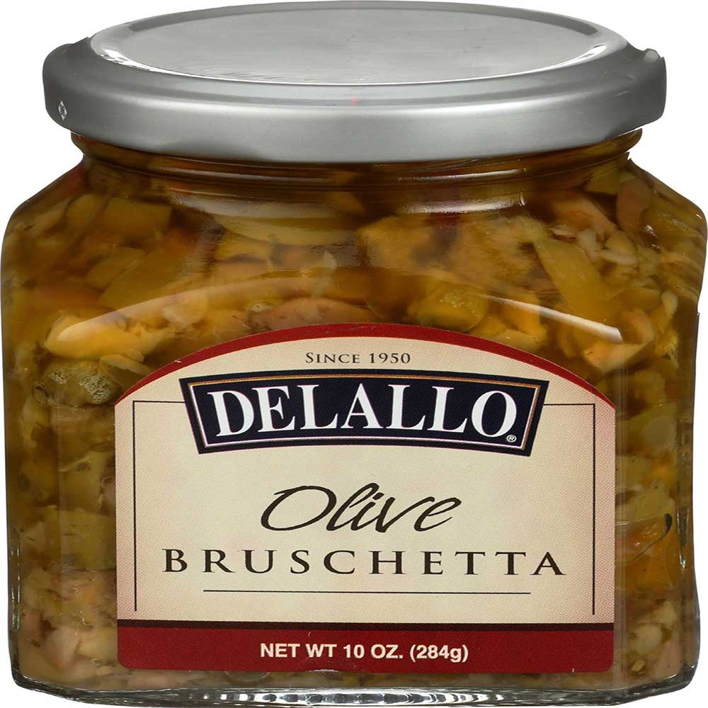 Delallo Olive Bruschetta, 10 Ounce -- 6 per case