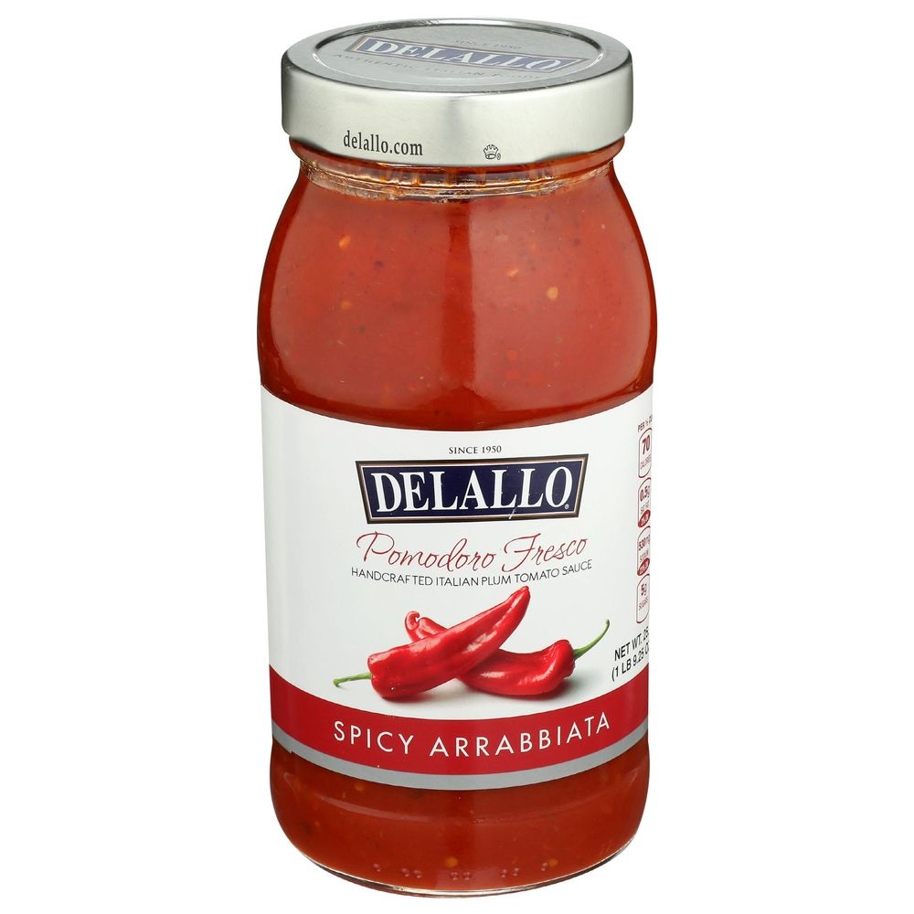 Delallo Pomodoro Fresco Spicy Arrabbiata Sauce, 25.25 Ounce -- 6 per case