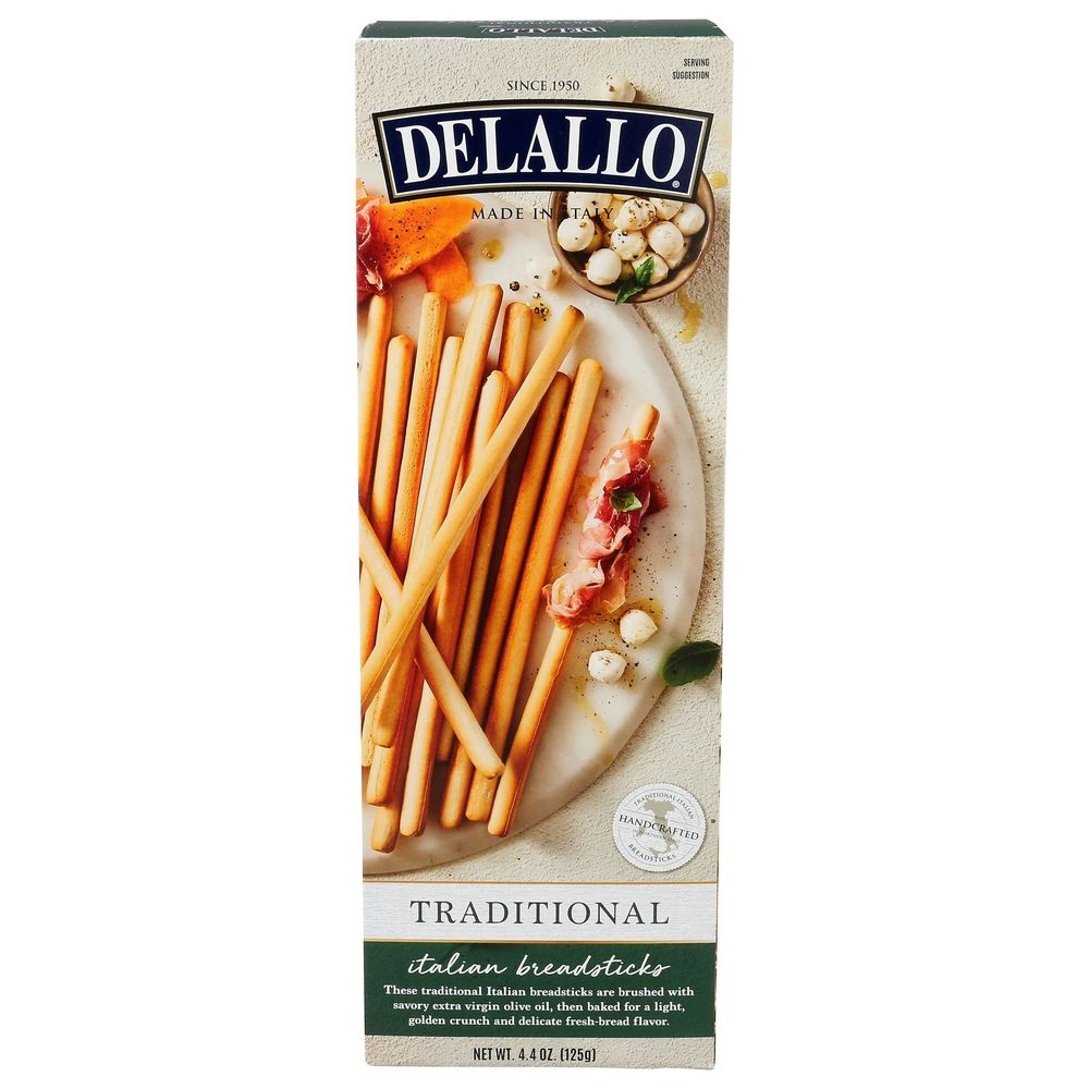 Delallo Traditional Breadsticks, 4.4 Ounce -- 12 per case