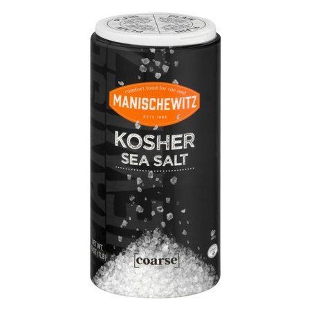 Manischewitz Coarse Kosher Sea Salt, 16 Ounce -- 12 per case