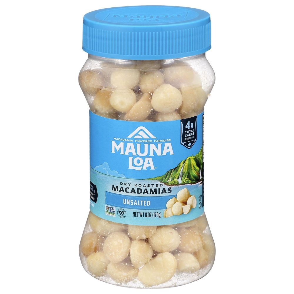 Mauna Loa Unsalted Macadamias, 6 Ounce -- 12 per case