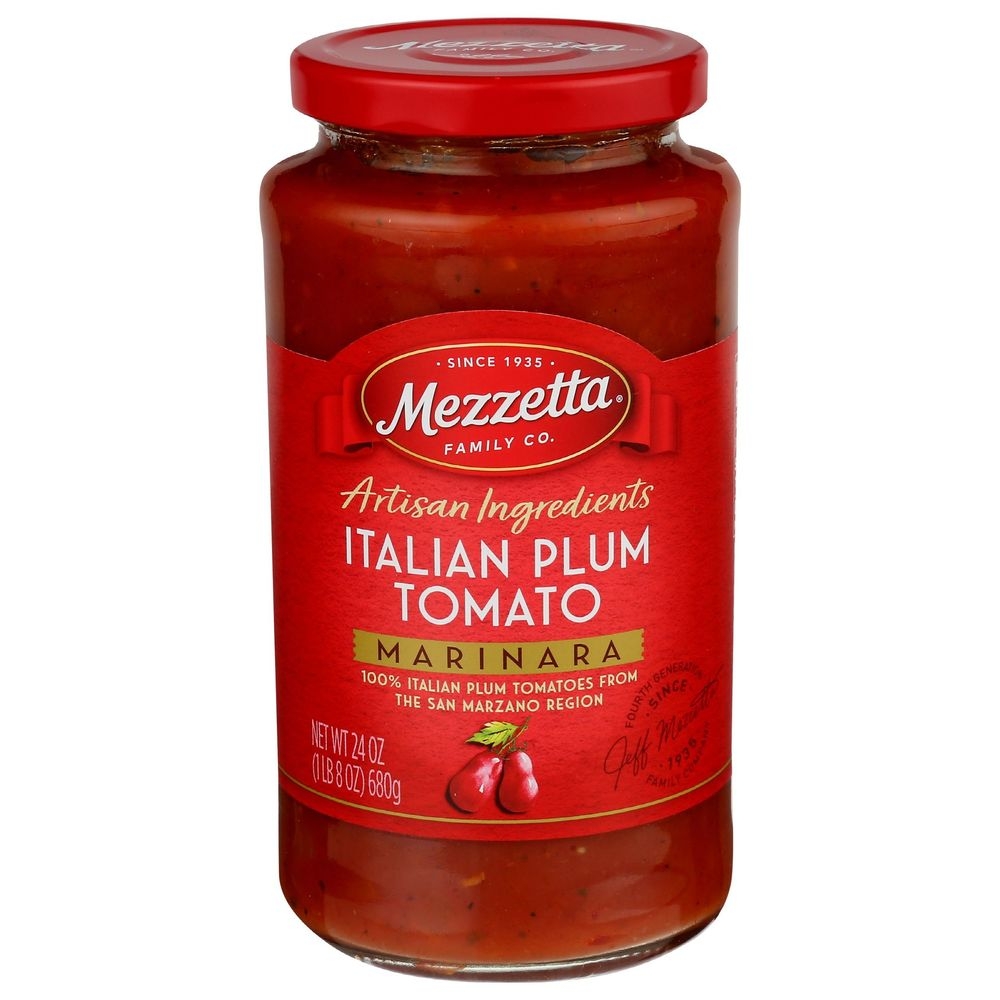 Mezzetta Artisan Ingredients Italian Plum Tomato Marinara, 24 Ounce -- 6 per case