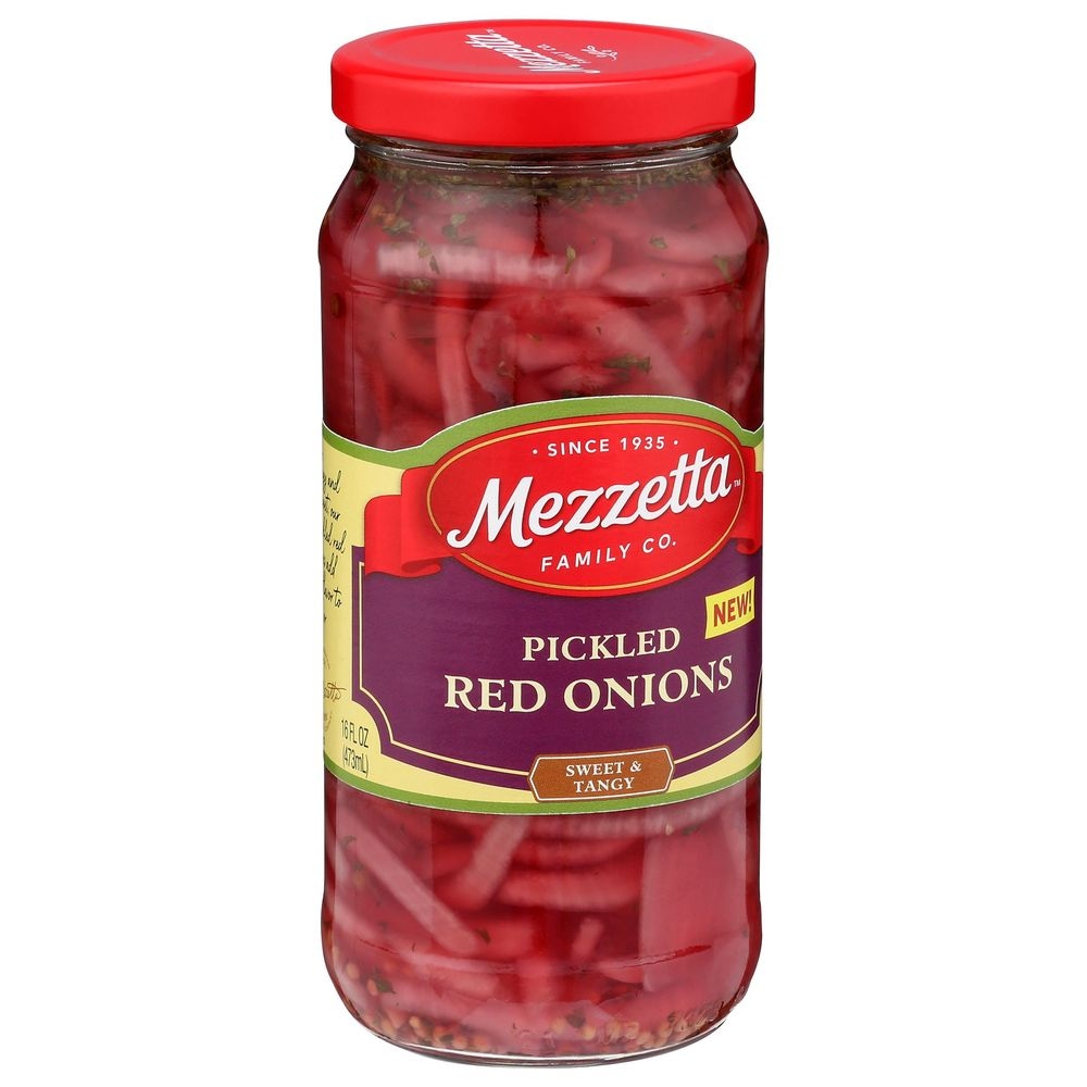 Mezzetta Pickled Red Onions, 16 Fluid Ounce -- 6 per case