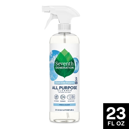 Seventh Generation Free And Clear All Purpose Cleaner, 23 Ounce -- 4 Per Case
