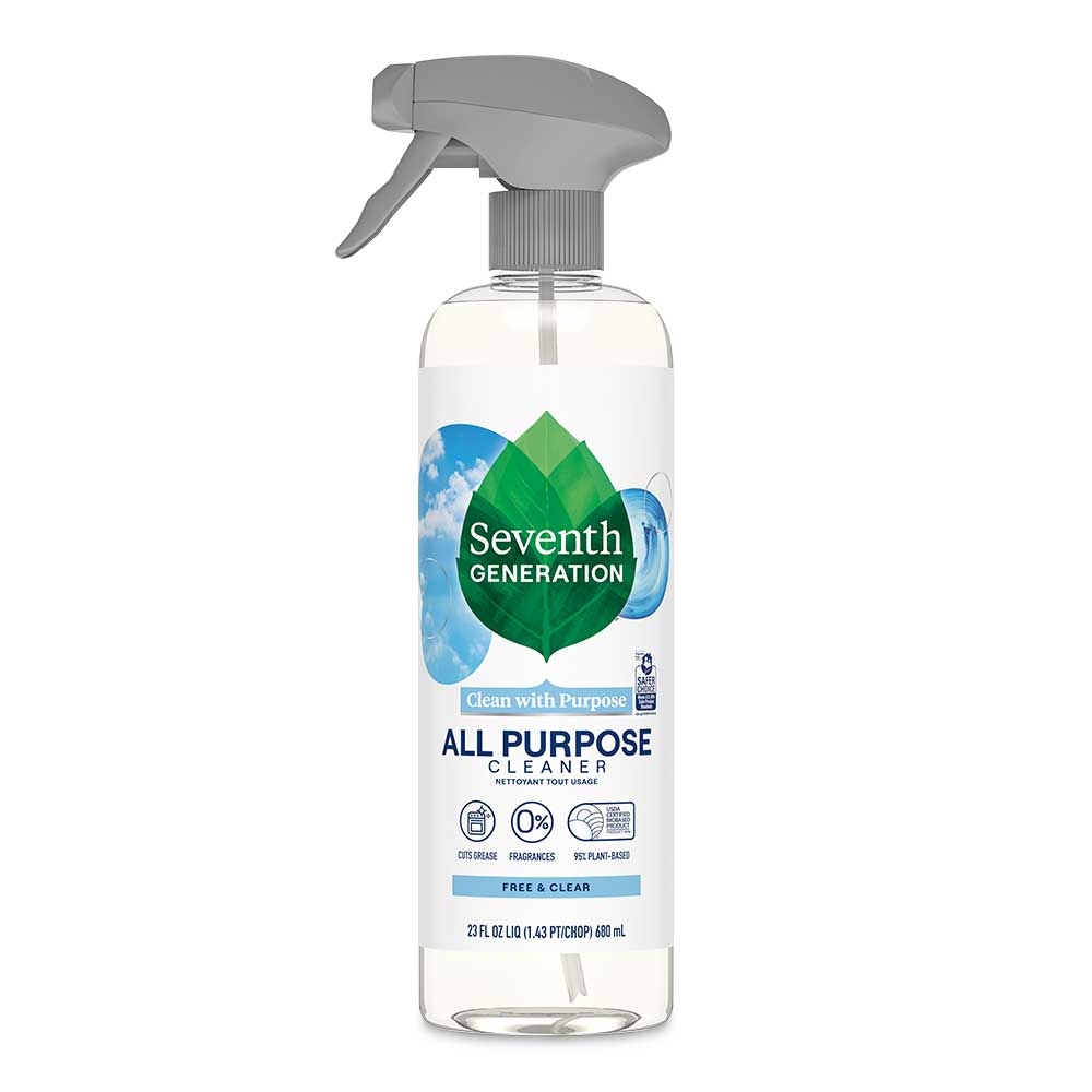 Seventh Generation All Purpose Cleaner, Free and Clear, 23 Ounce