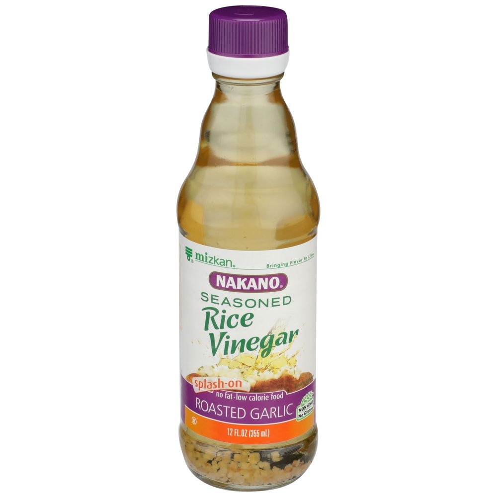 Nakano Seasoned Roasted Garlic Rice Vinegar, 12 Ounce -- 6 per case