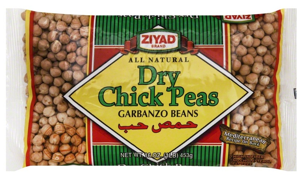 Ziyad Dry Chick Peas, 16 Ounce -- 12 per case