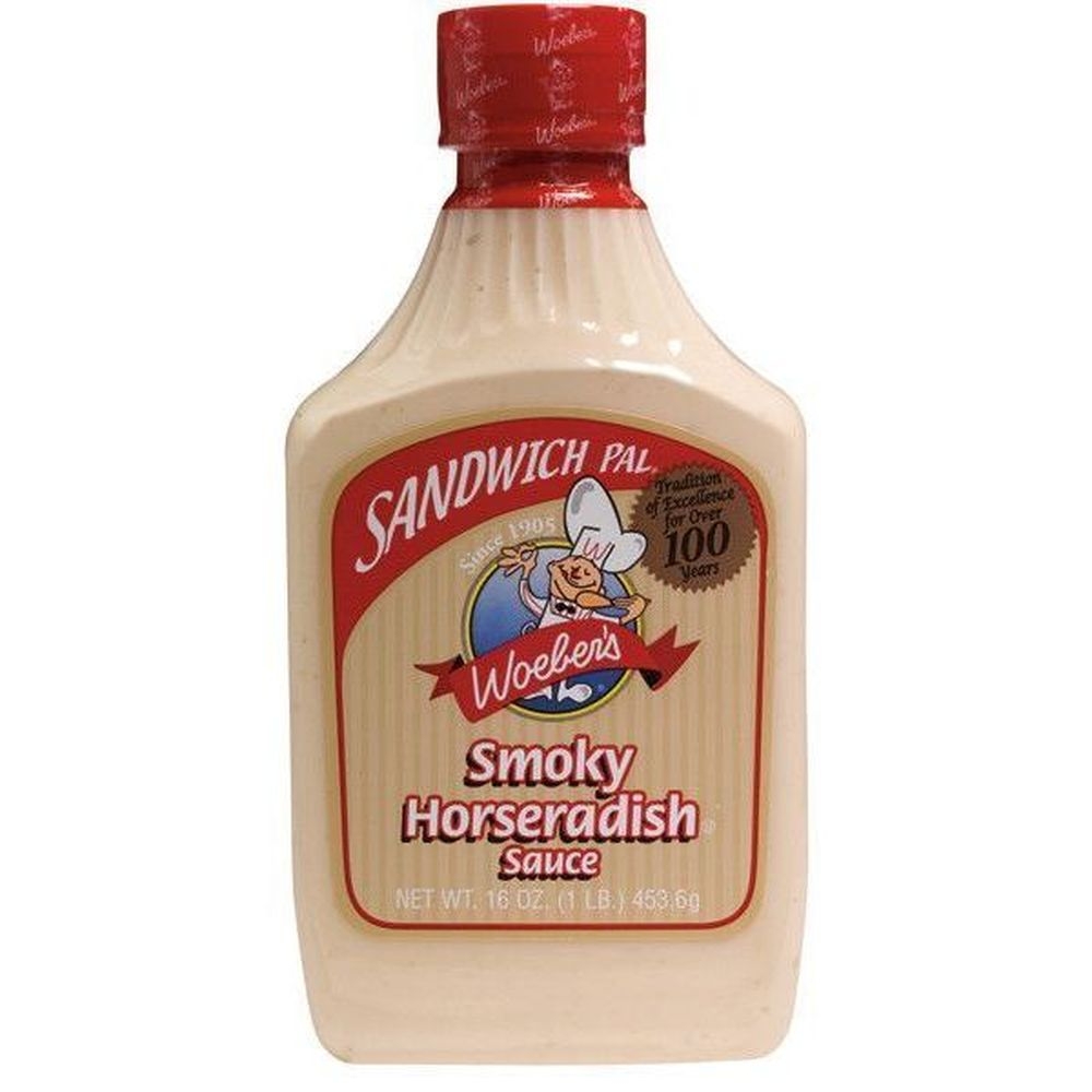 Woebers Sandwich Pal Smoky Horseradish Sauce, 16 Ounce -- 6 per case