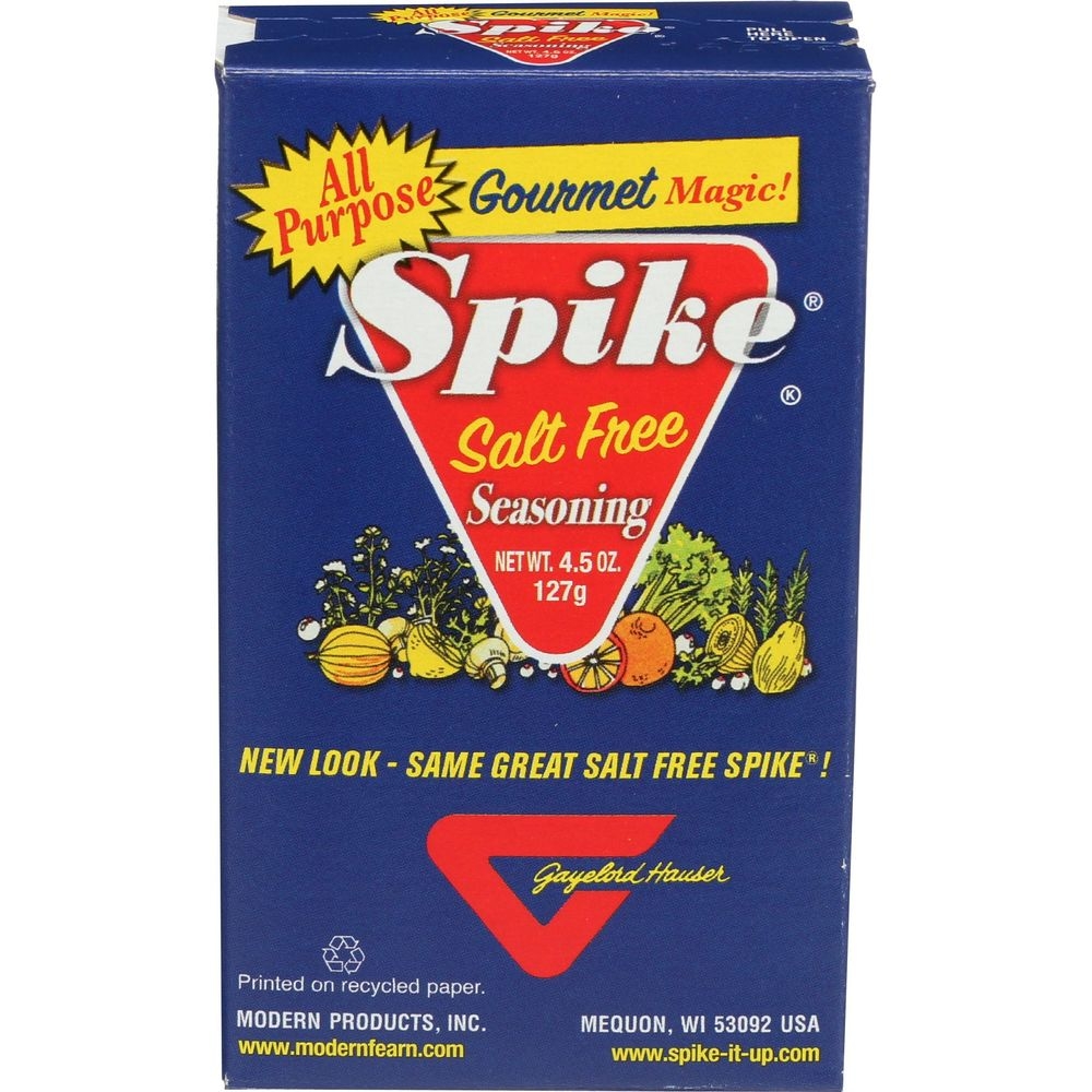 Spike Salt Free All Purpose Seasoning, 4.5 Ounce -- 6 per case